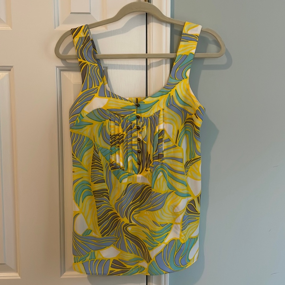Banana Republish Tropical Tank Top Blouse